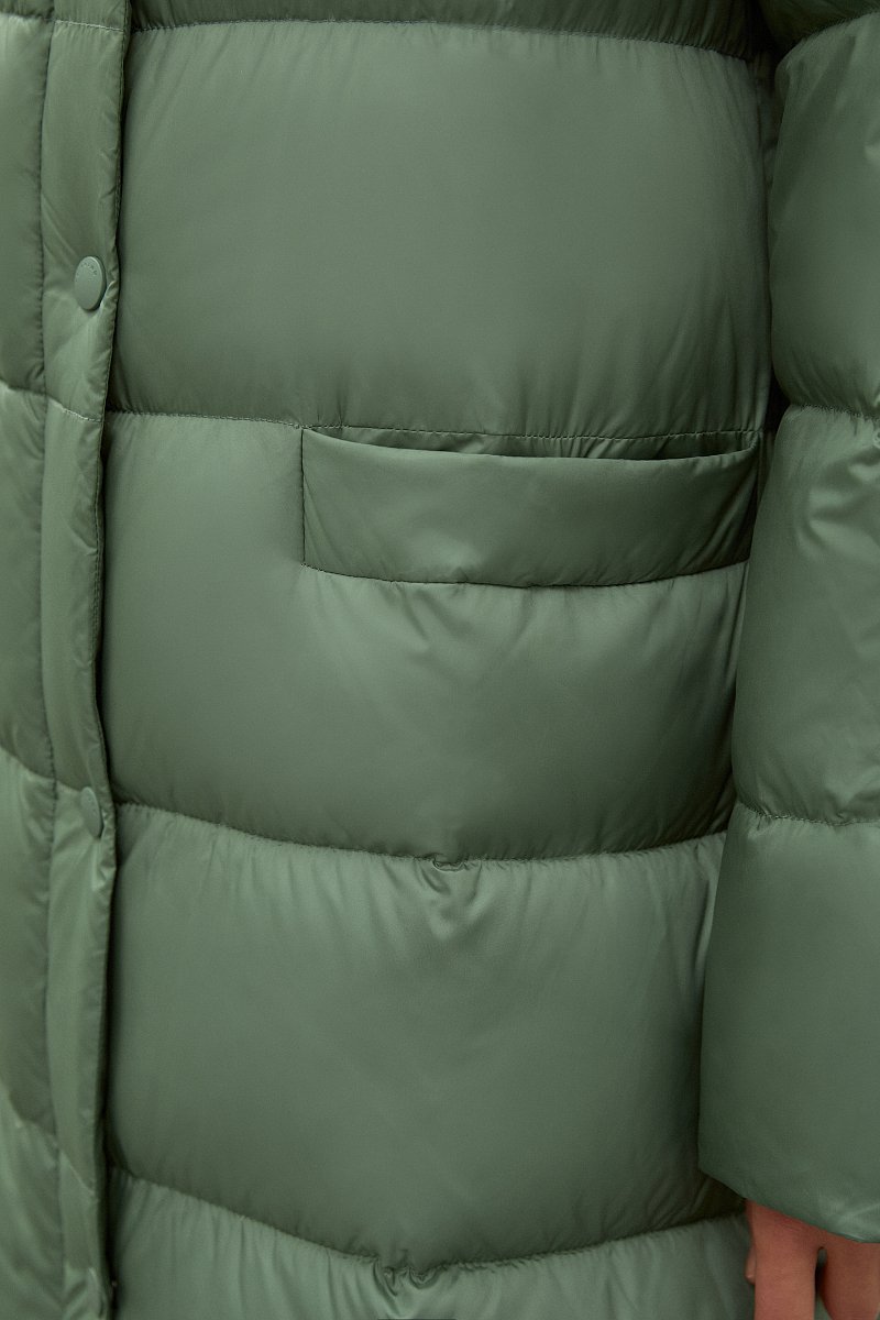 Пальто утепленное широкого силуэта, Модель FAB11046, Фото №6