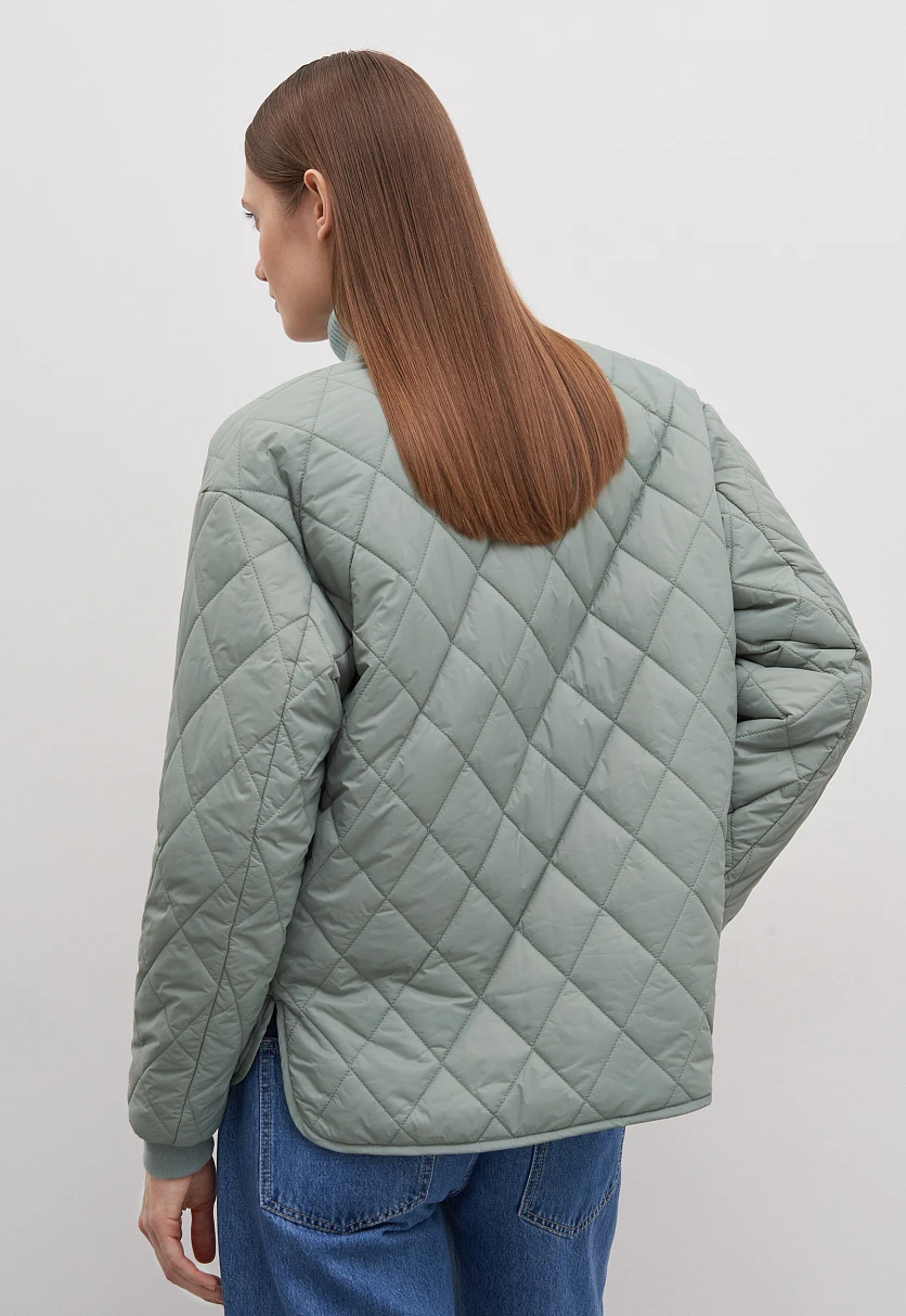 Утепленная стеганая женская куртка, Модель FAB11098, Фото №5