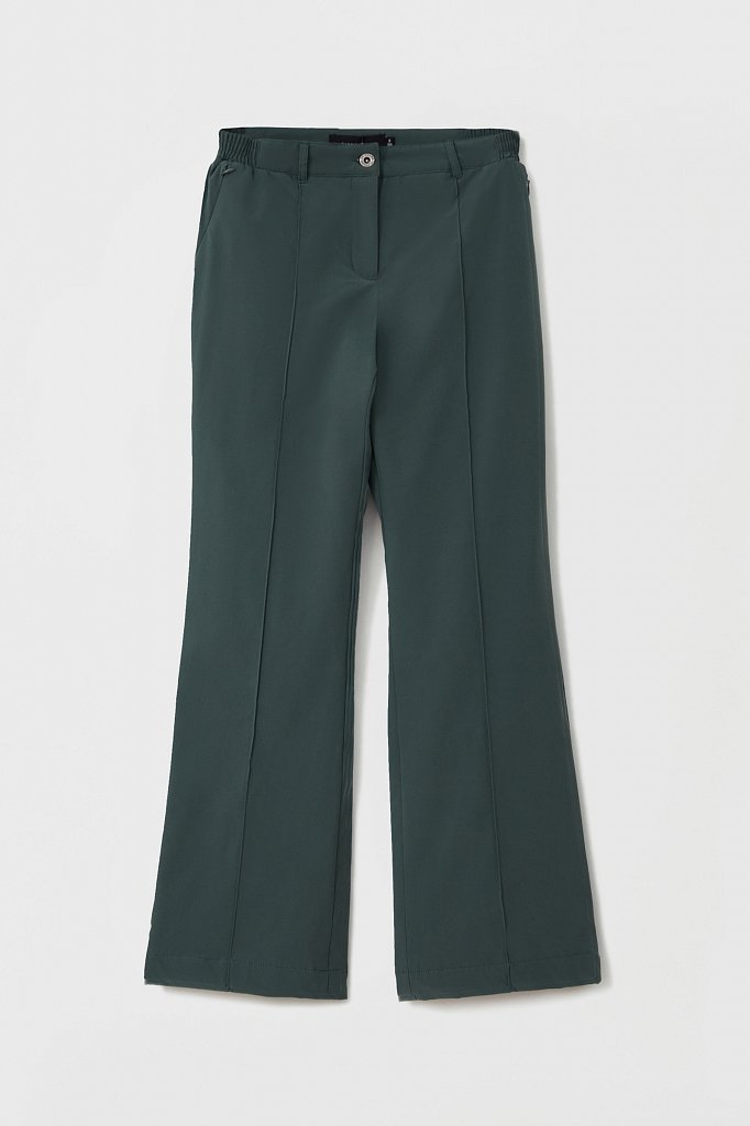 Утепленные женские брюки с поясом на резинке, Модель FAB110174, Фото №6