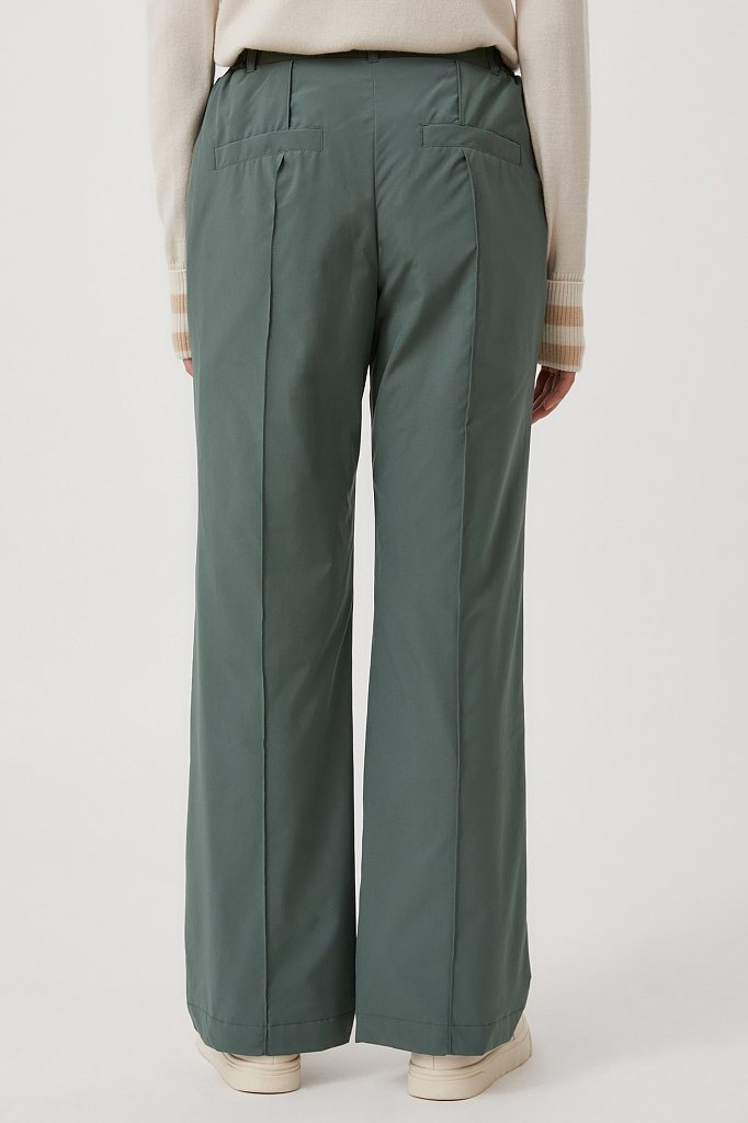 Утепленные женские брюки с поясом на резинке, Модель FAB110174, Фото №4