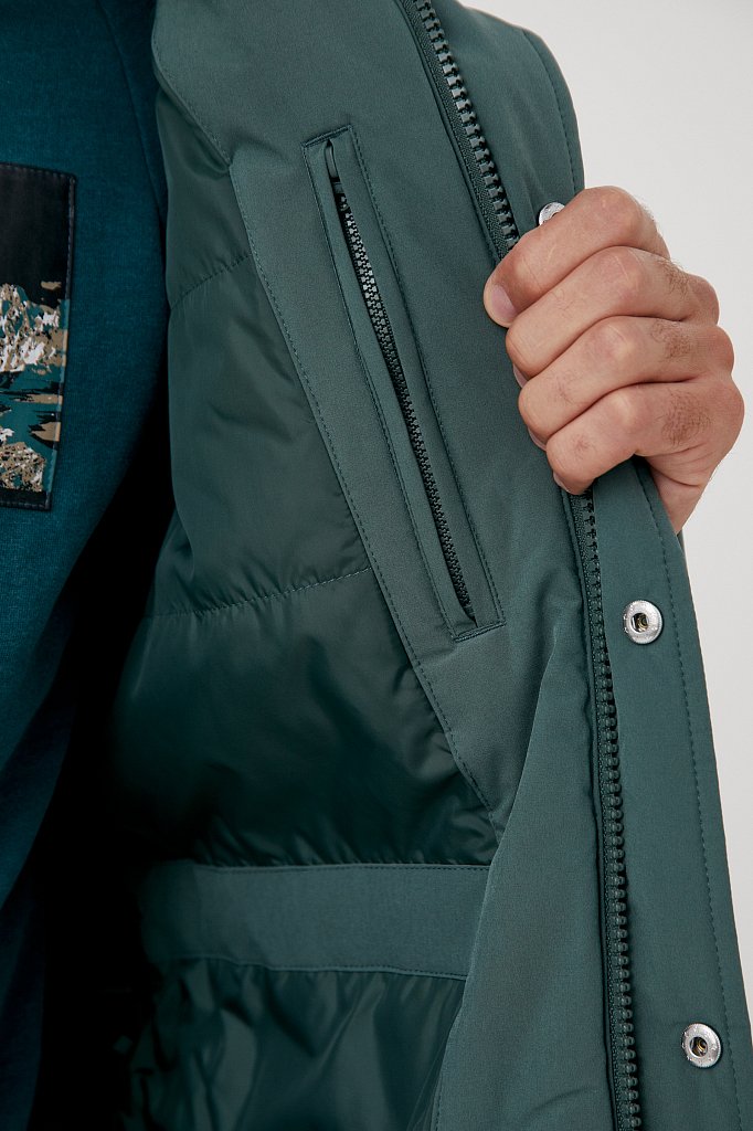 Демисезонная куртка мужская свободного кроя, Модель FAB21049, Фото №4