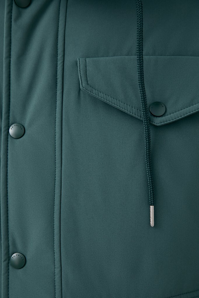 Демисезонная куртка мужская свободного кроя, Модель FAB21049, Фото №7