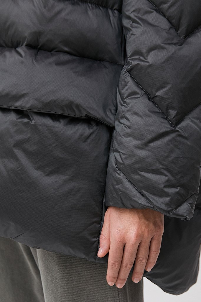Куртка утепленная широкого силуэта, Модель FAB11051, Фото №7