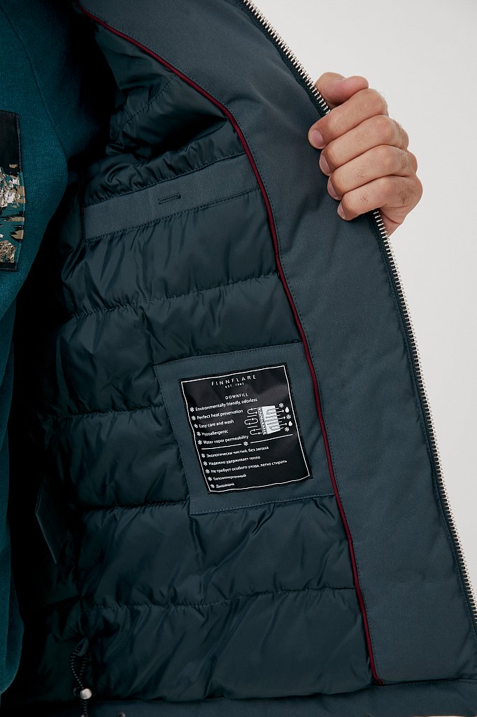 Демисезонная куртка мужская свободного кроя, Модель FAB21006, Фото №6