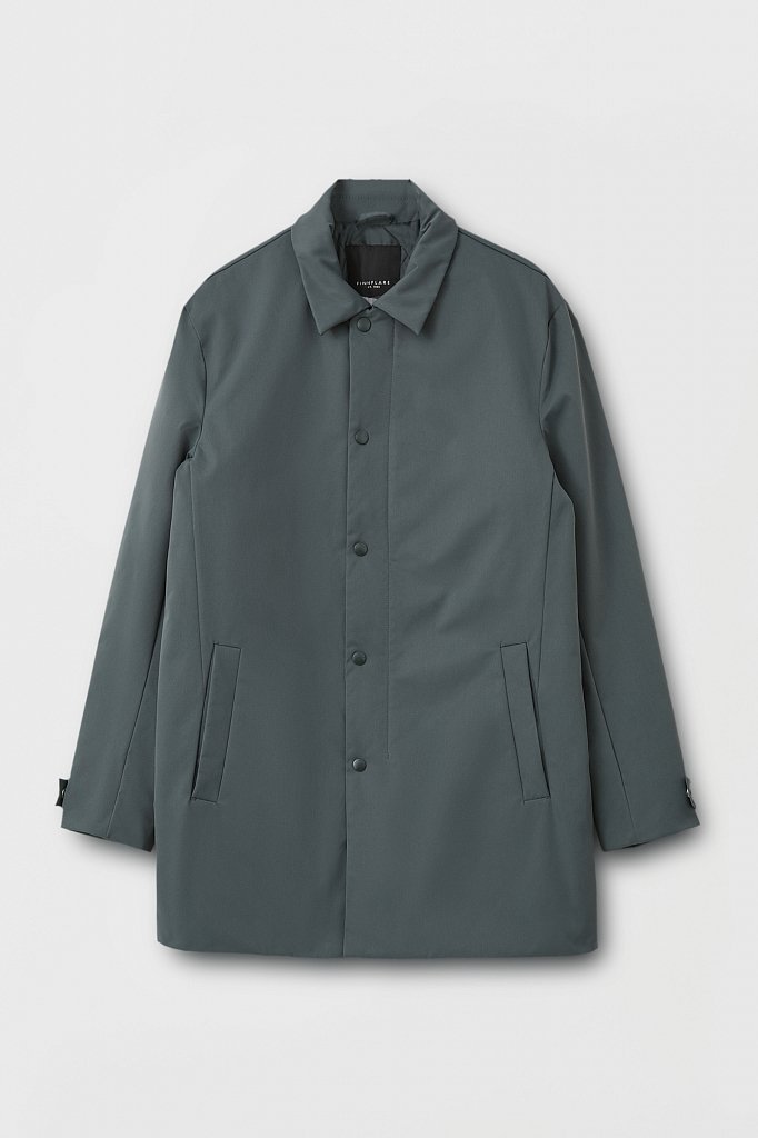 Демисезонное мужское пальто в рубашечном стиле, Модель FAB21007, Фото №9