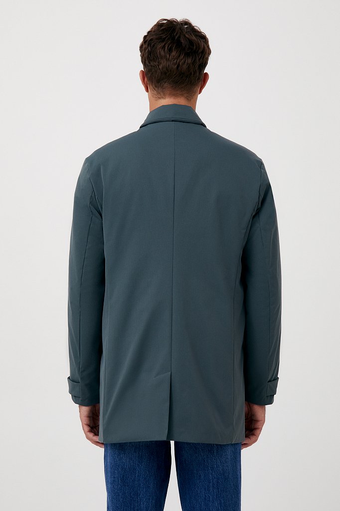 Демисезонное мужское пальто в рубашечном стиле, Модель FAB21007, Фото №6