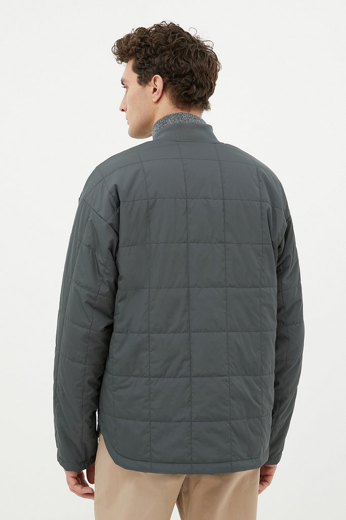 Куртка утепленная с воротником-стойкой, Модель FAB21086, Фото №5