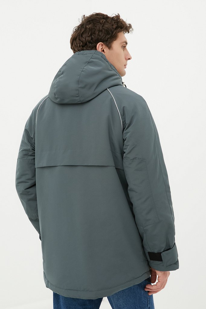 Куртка утепленная с воротником-стойкой, Модель FAB21087, Фото №5