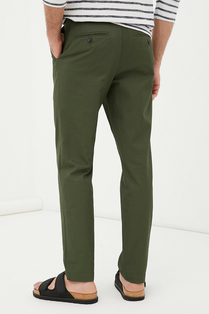 Мужские брюки с зауженным кроем брючин, Модель FAB21020, Фото №4