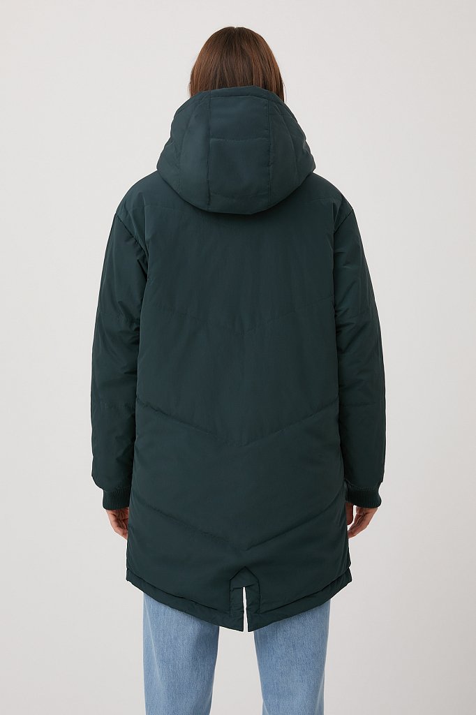 Пальто утепленное прямого силуэта, Модель FAB110102, Фото №5