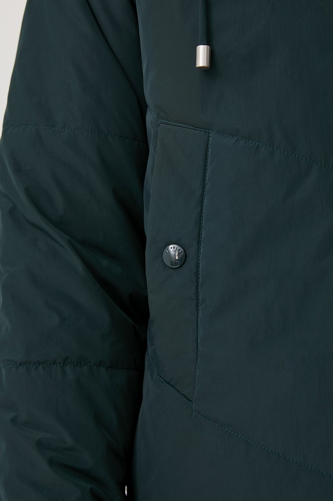Пальто утепленное прямого силуэта, Модель FAB110102, Фото №7
