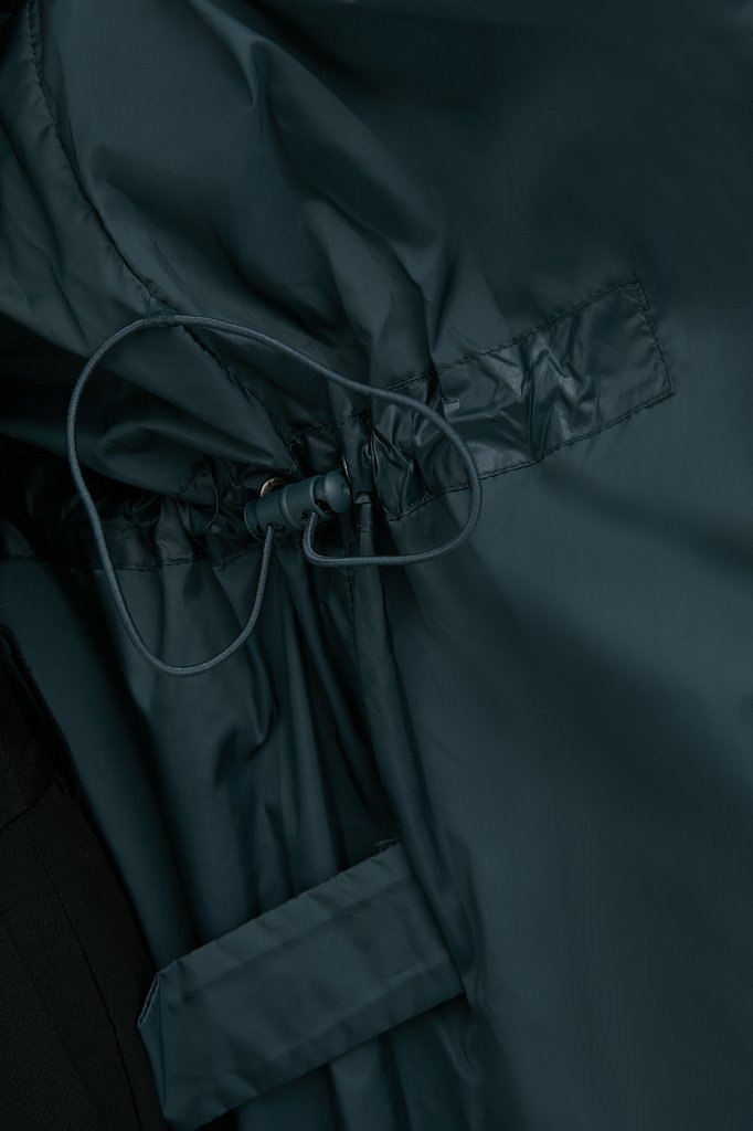 Куртка женская прямого кроя с резинкой на талии, Модель FAB110201, Фото №4