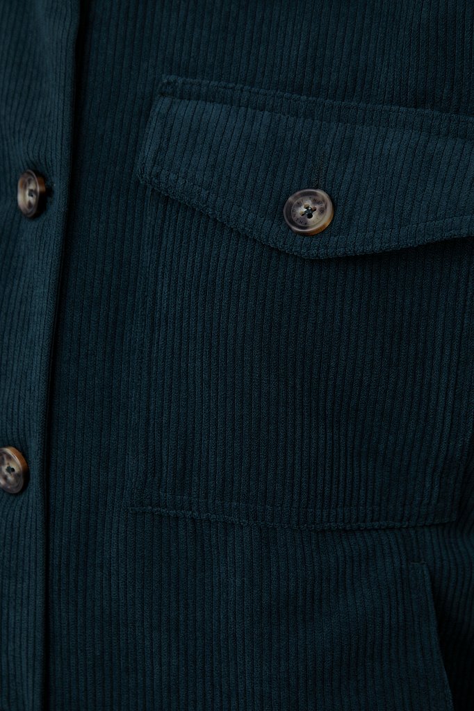 Куртка утепленная силуэта трапеция, Модель FAB11057, Фото №6