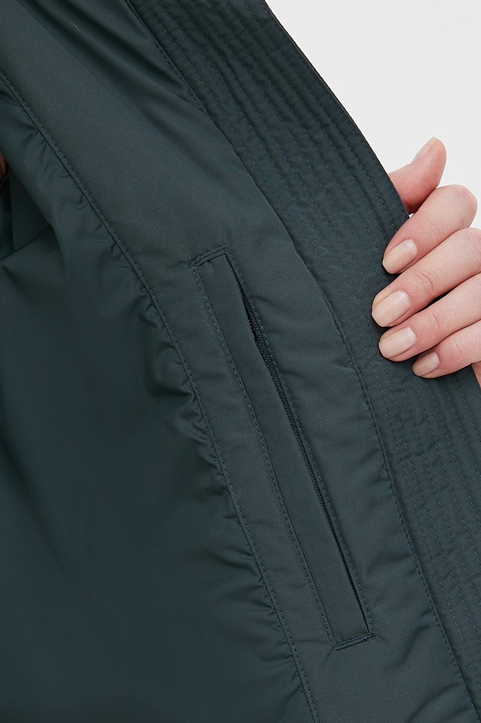 Куртка утепленная прямого силуэта, Модель FAB11072, Фото №4