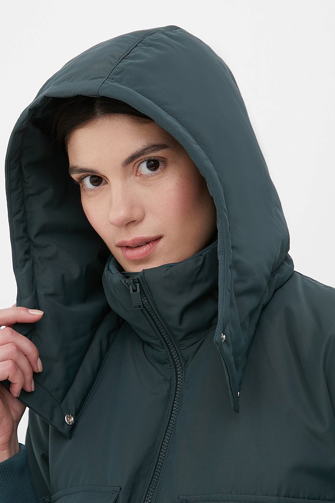 Куртка утепленная прямого силуэта, Модель FAB11072, Фото №6