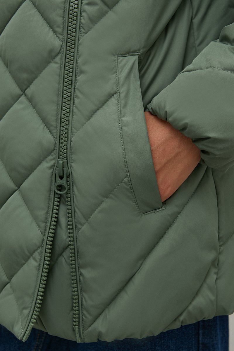 Утепленная женская куртка прямого силуэта, Модель FAB110223, Фото №7