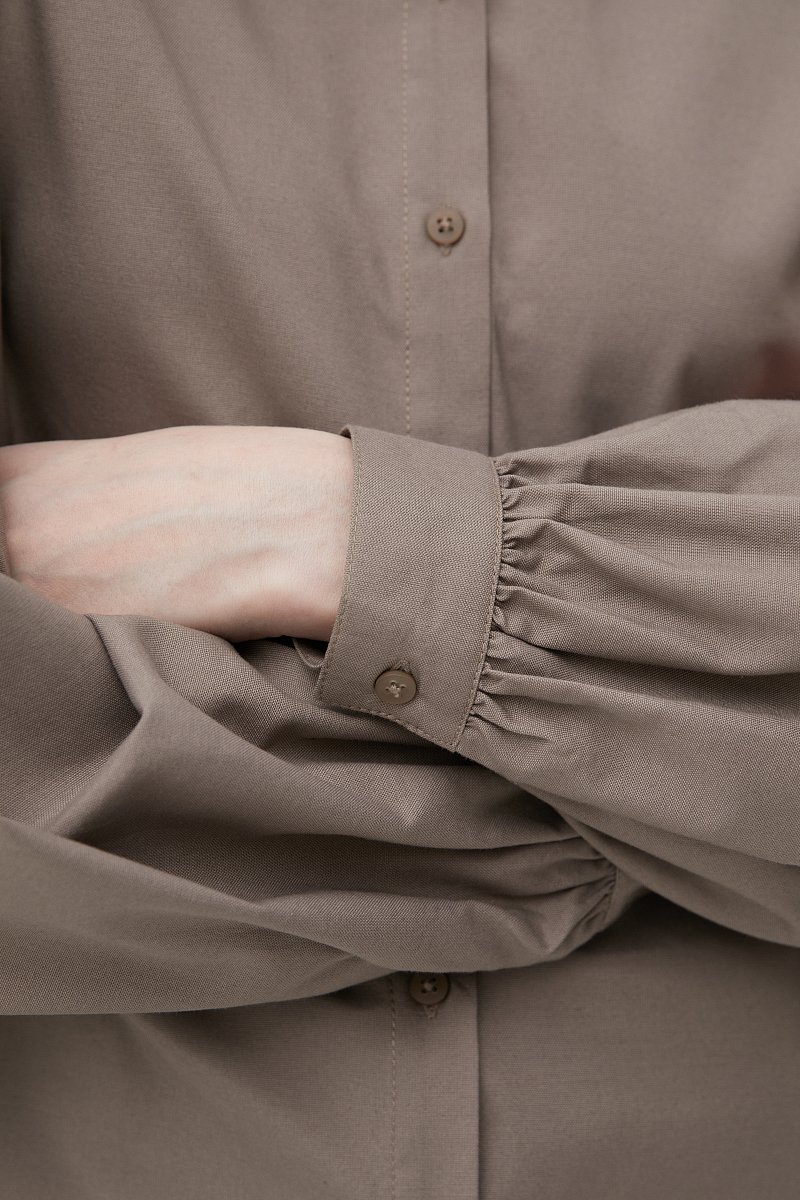 Женская рубашка оверсайз с объемными рукавами, Модель FAB110114, Фото №6