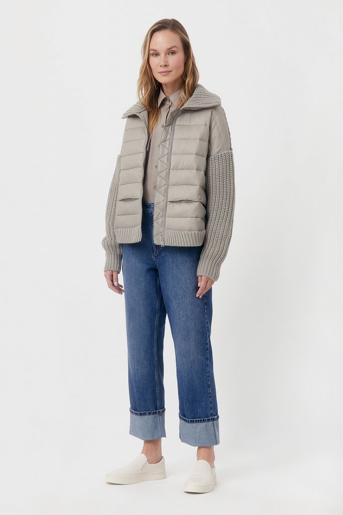 Демисезонная женская куртка с утеплителем, Модель FAB110140, Фото №2