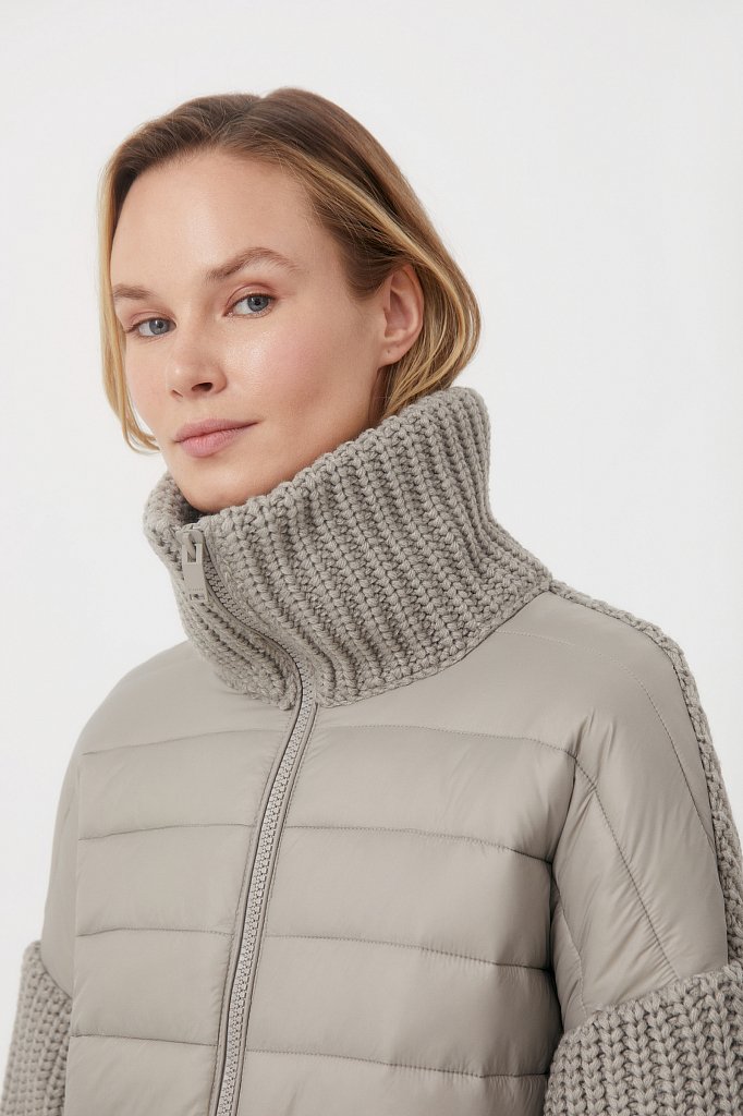 Демисезонная женская куртка с утеплителем, Модель FAB110140, Фото №7