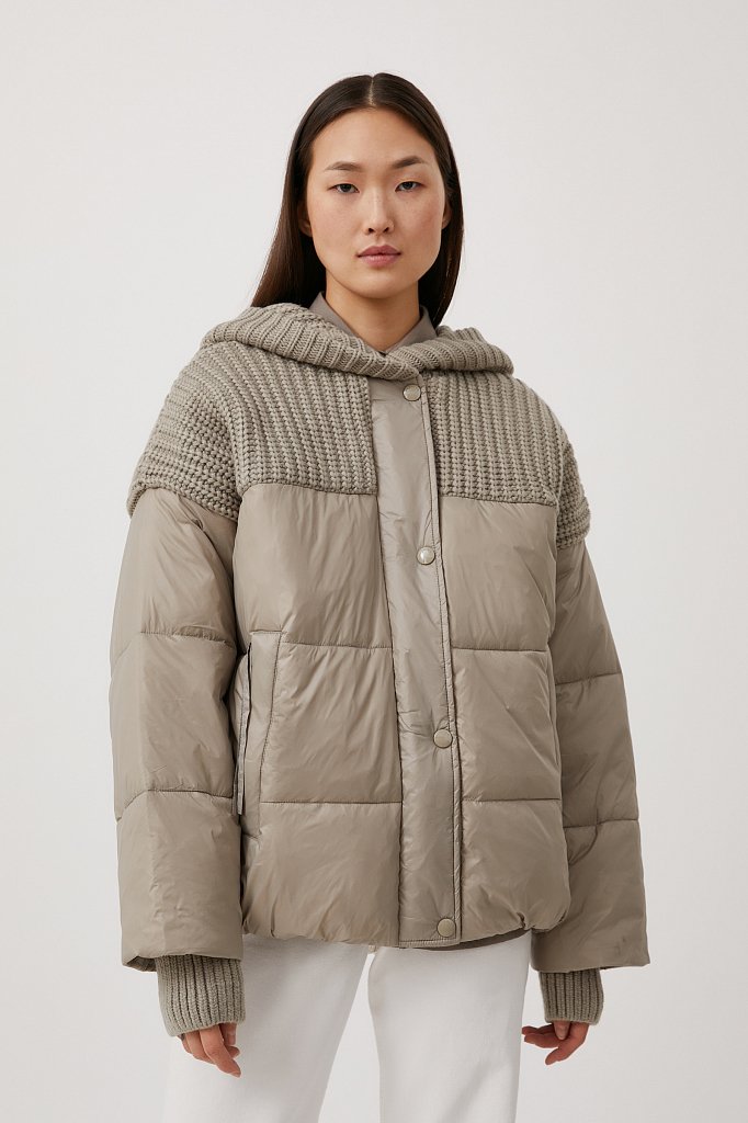 Демисезонная женская куртка с утеплителем, Модель FAB110141, Фото №1