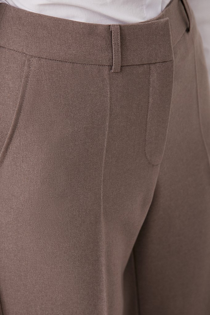 Классические женские брюки на высокой посадке, Модель FAB110165, Фото №5