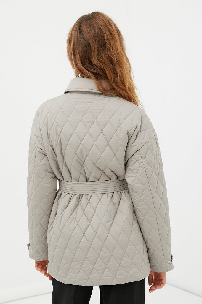 Женская утепленная куртка в рубашечном стиле, Модель FAB110199, Фото №4