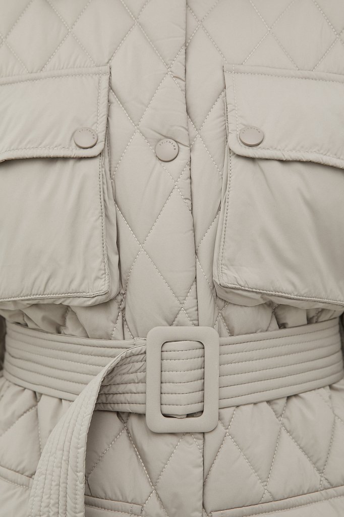 Женская утепленная куртка в рубашечном стиле, Модель FAB110199, Фото №6