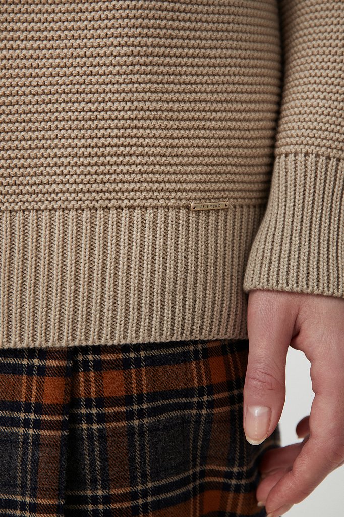 Женский свитер оверсайз прямого силуэта, Модель FAB111105, Фото №5
