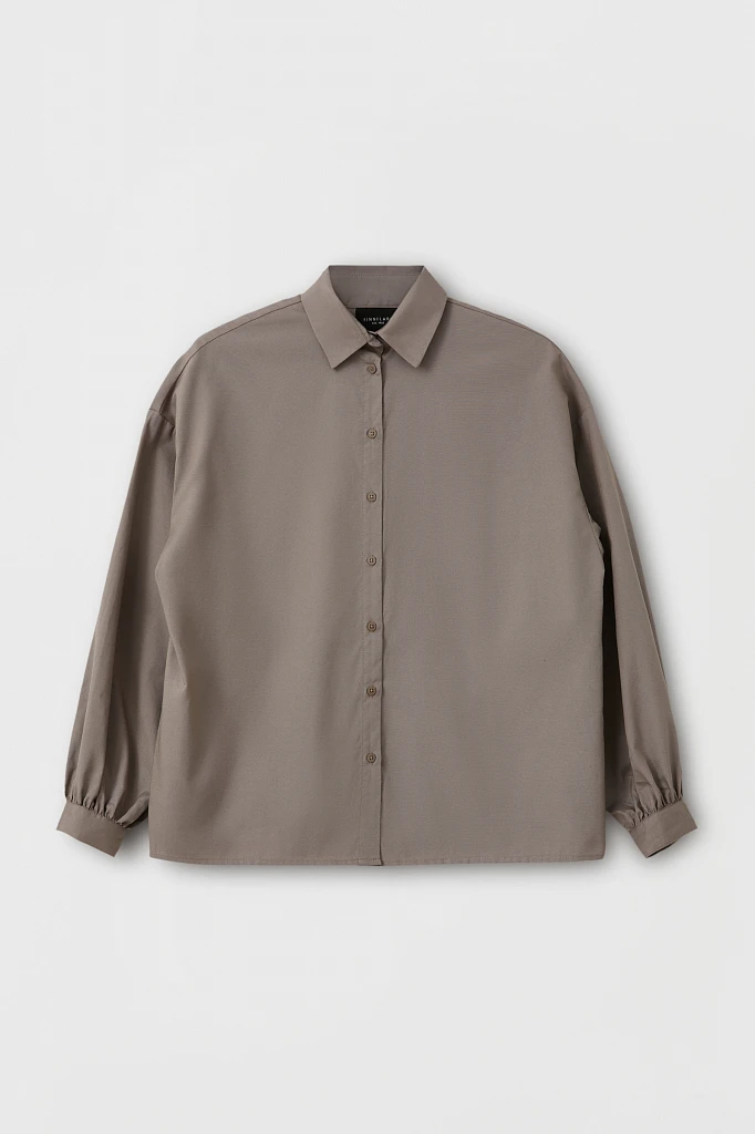 Рубашка женская oversize с объемными рукавами, Модель FAB110114, Фото №7
