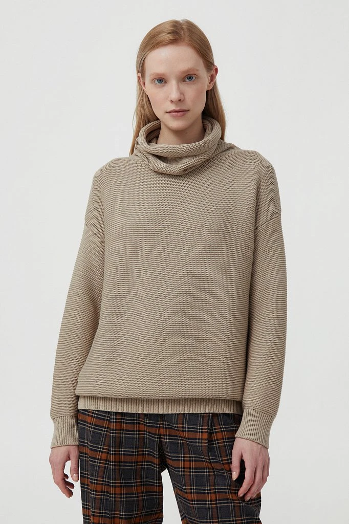 Свитер женский oversize прямого силуэта, Модель FAB111105, Фото №1