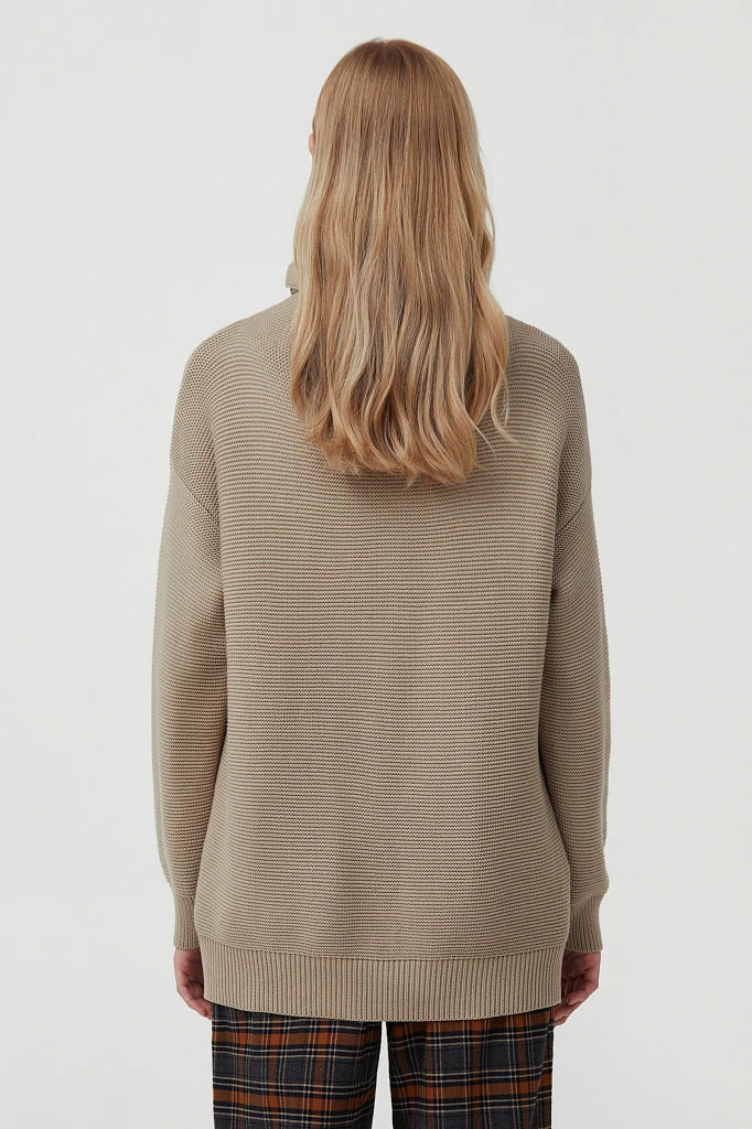 Свитер женский oversize прямого силуэта, Модель FAB111105, Фото №4