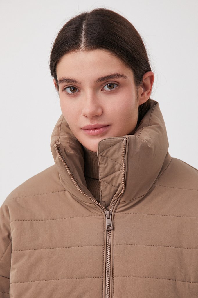 Куртка утепленная с воротником-стойкой, Модель FAB110147, Фото №6