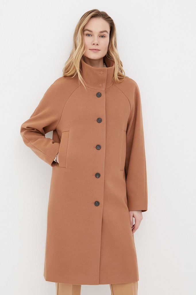 Драповое женское пальто, Модель FAB110209, Фото №1