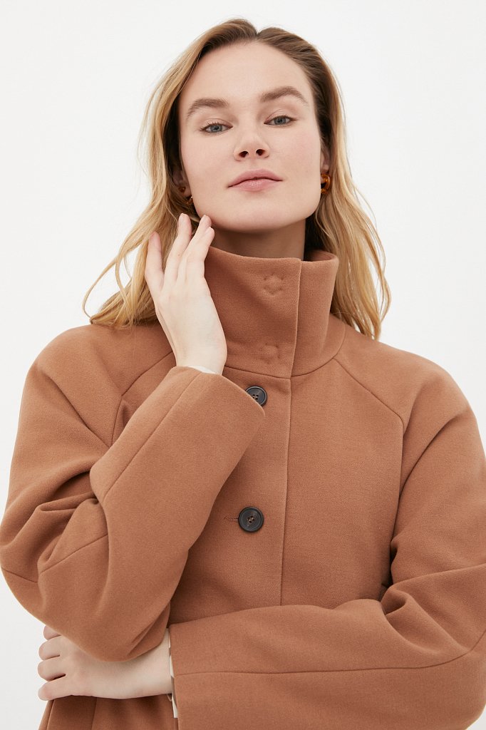 Драповое женское пальто, Модель FAB110209, Фото №5