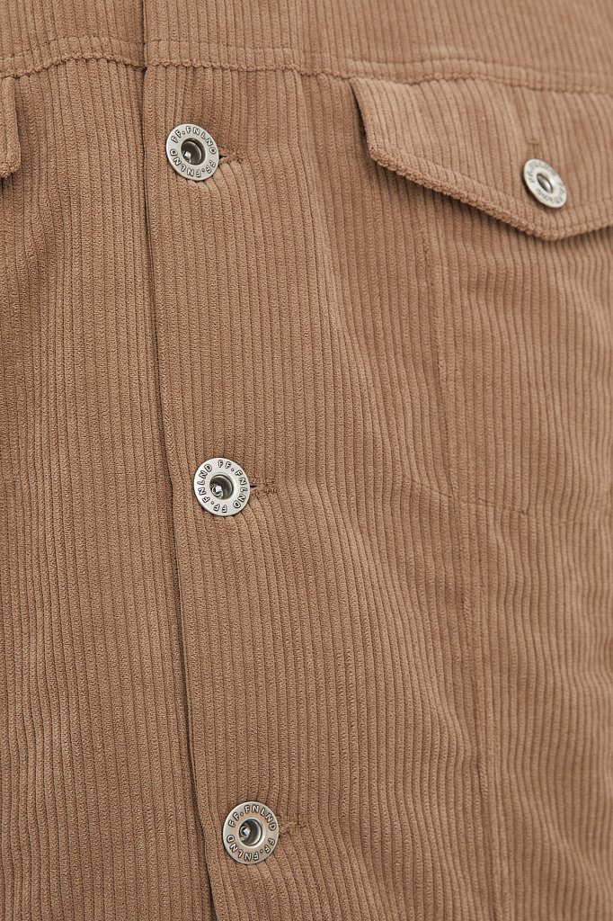 Куртка утепленная с отложным воротником, Модель FAB21003, Фото №7