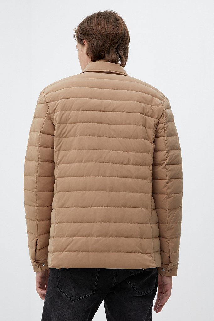 Стеганная куртка на натуральном пуху, Модель FAB21013, Фото №5