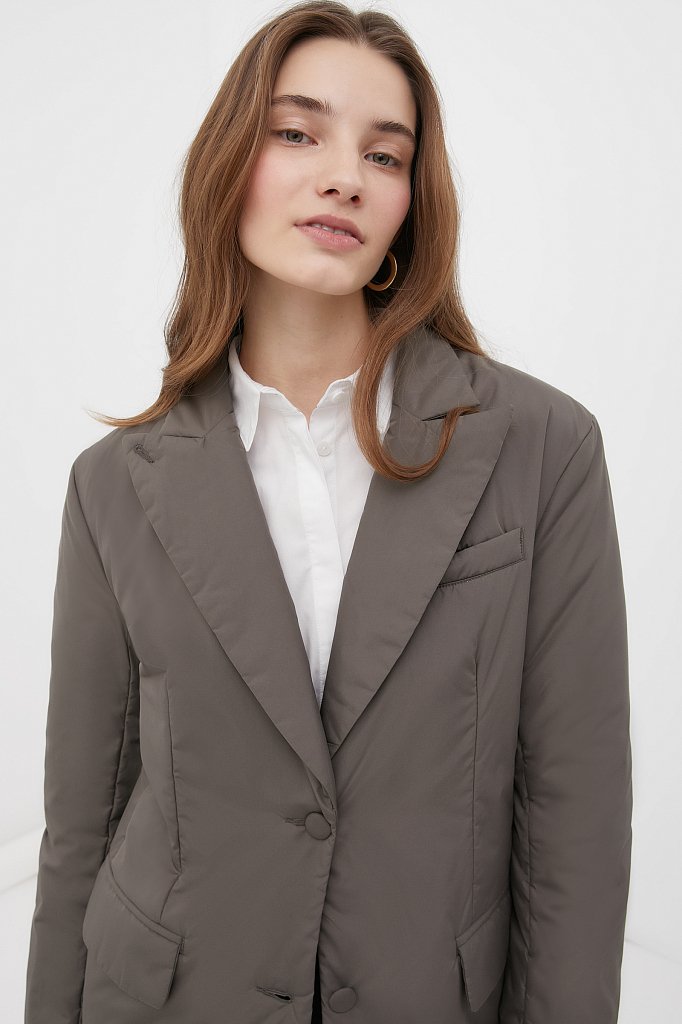 Куртка утепленная прямого силуэта, Модель FAB110137, Фото №5