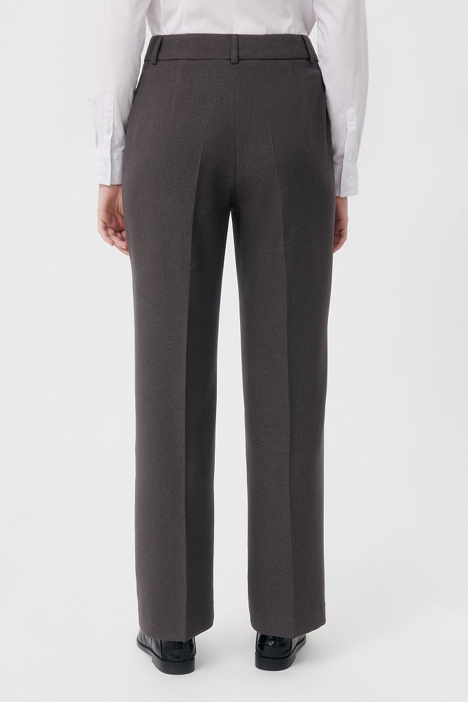 Классические женские брюки на высокой посадке, Модель FAB110165, Фото №4