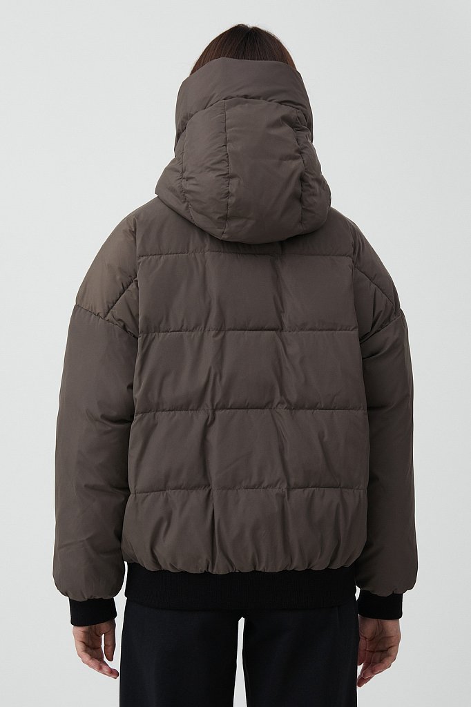 Куртка утепленная с пряжкой, Модель FAB110188, Фото №6