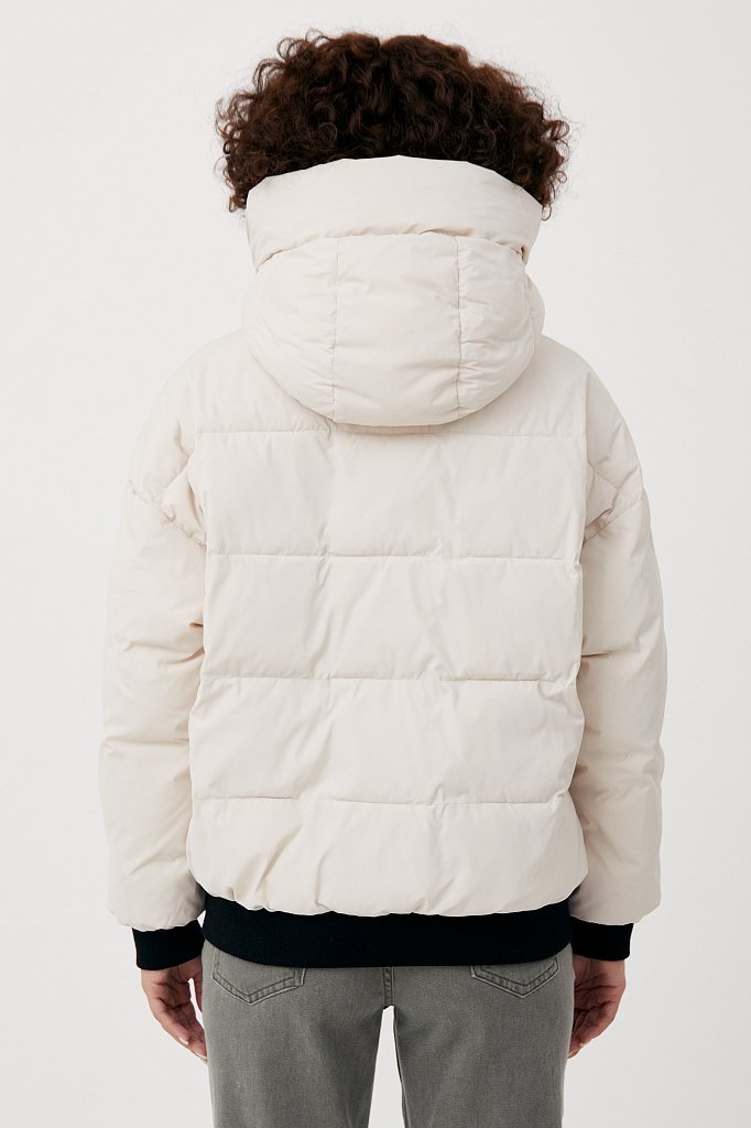 Куртка утепленная с пряжкой, Модель FAB110188, Фото №6