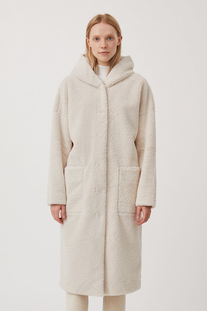 Женское пальто свободного кроя, Модель FAB110228, Фото №2