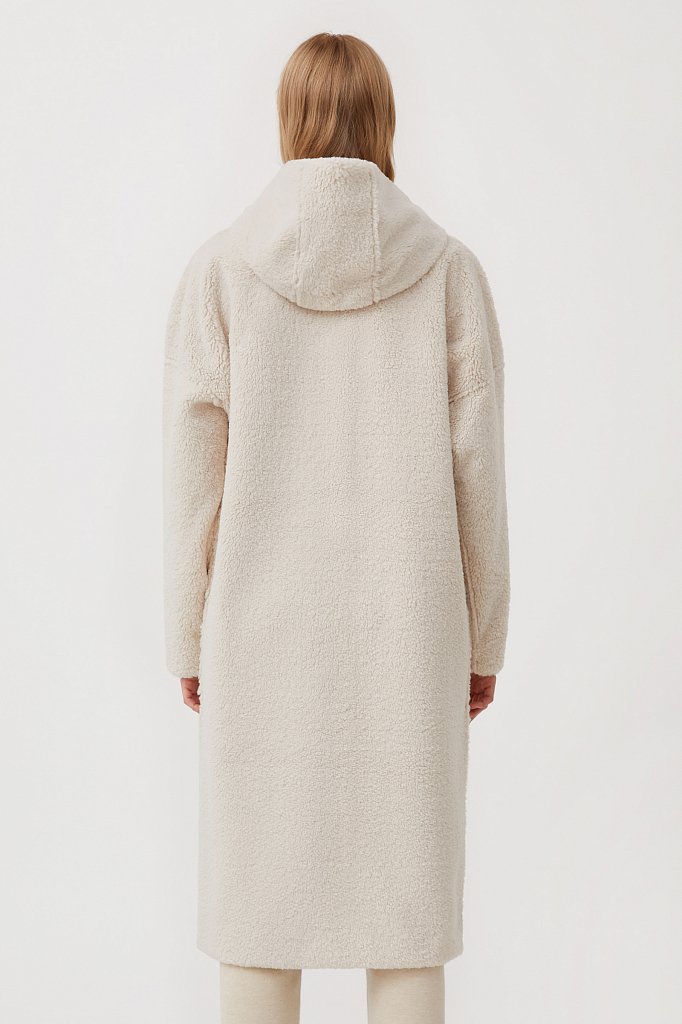 Женское пальто свободного кроя, Модель FAB110228, Фото №4