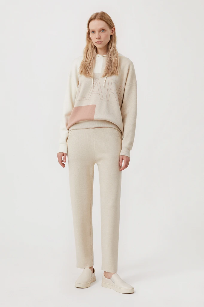 Свободное женское худи в стиле color block, Модель FAB11183, Фото №2