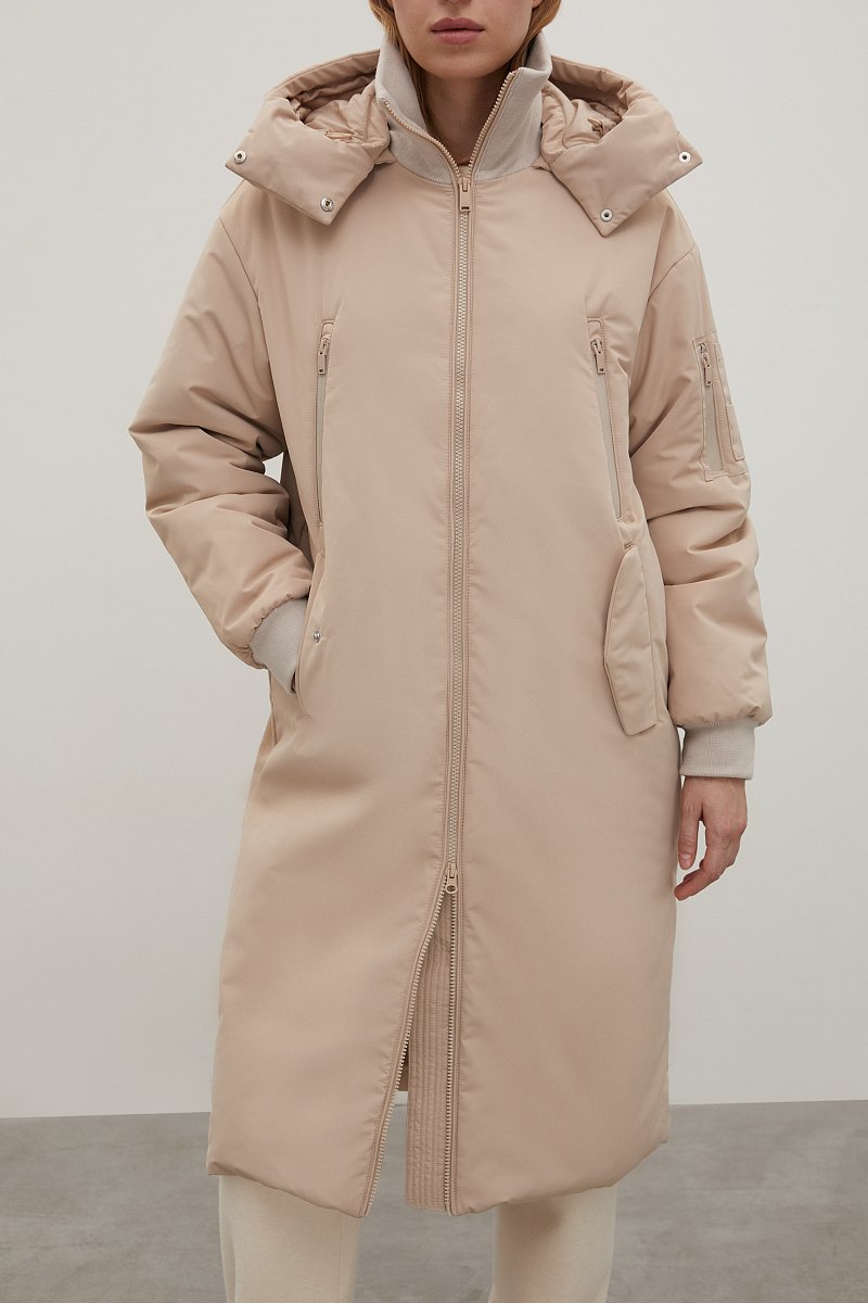 Утепленное пальто, Модель FAB11008, Фото №3
