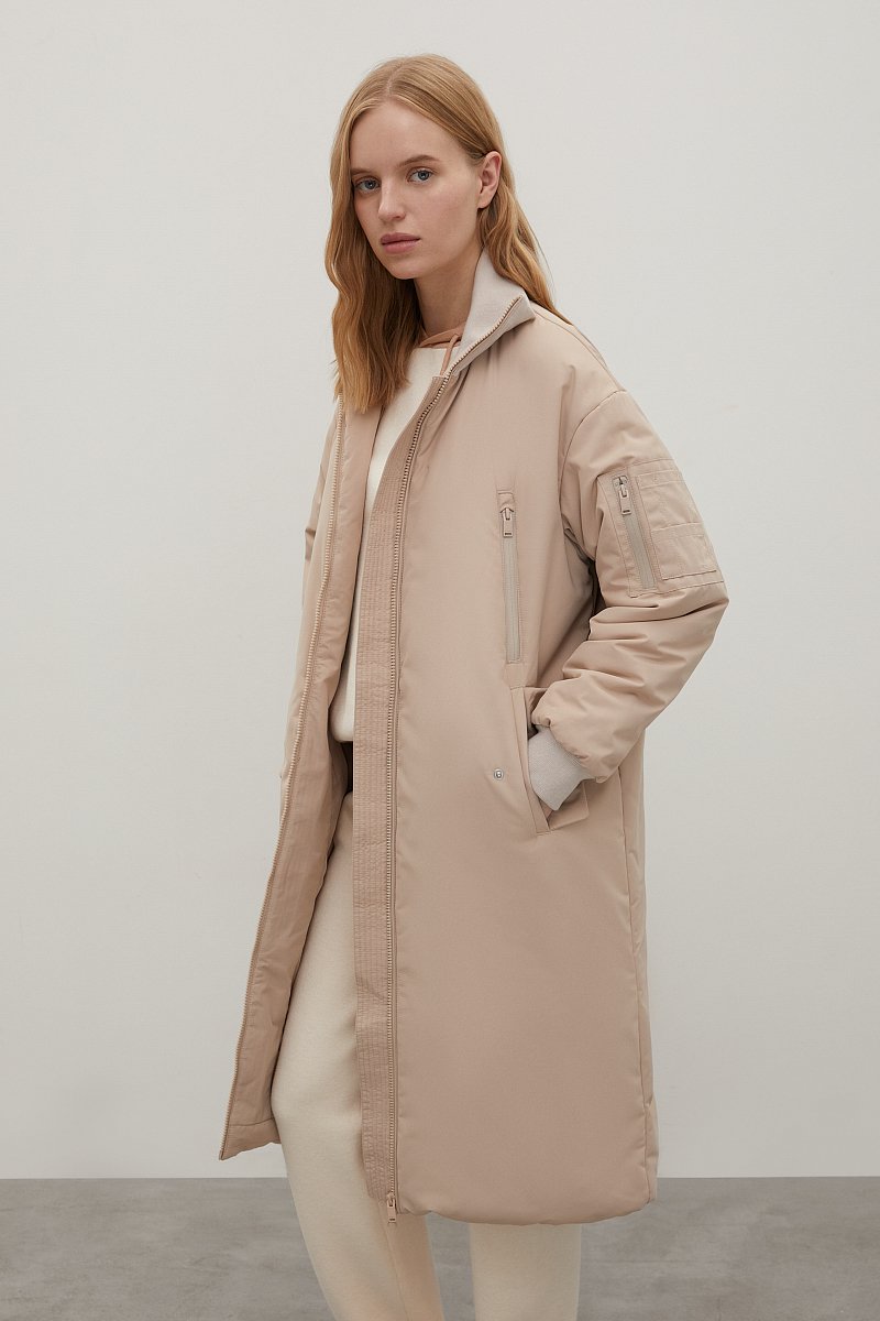 Утепленное пальто, Модель FAB11008, Фото №4