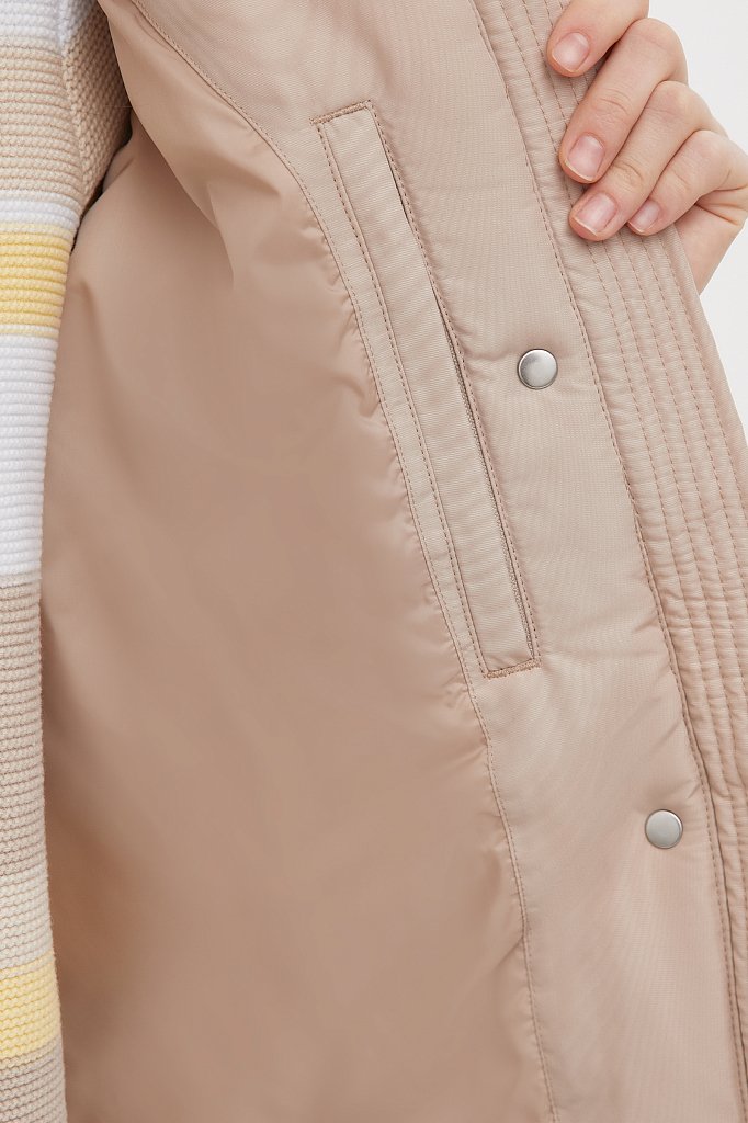 Куртка утепленная прямого силуэта, Модель FAB11070, Фото №4