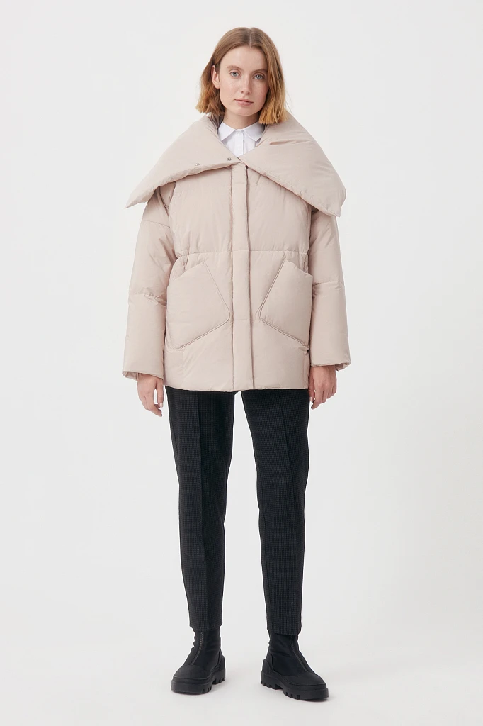 oversize пуховик женский фасона «одеяло», Модель FAB11093, Фото №2