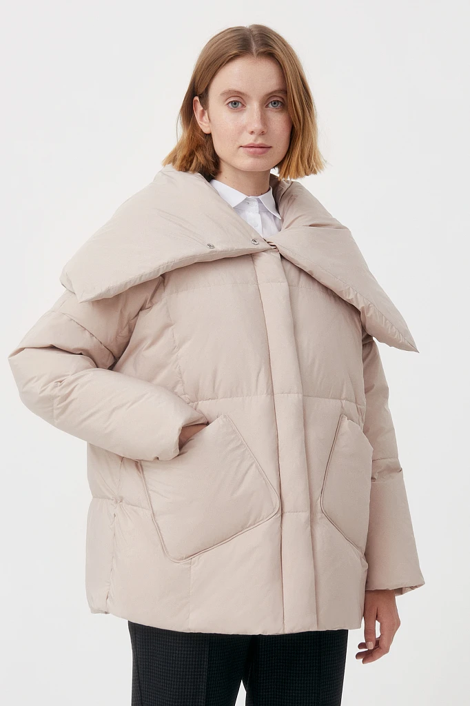 oversize пуховик женский фасона «одеяло», Модель FAB11093, Фото №3