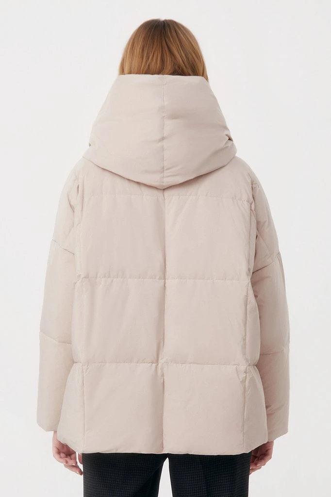 oversize пуховик женский фасона «одеяло», Модель FAB11093, Фото №4