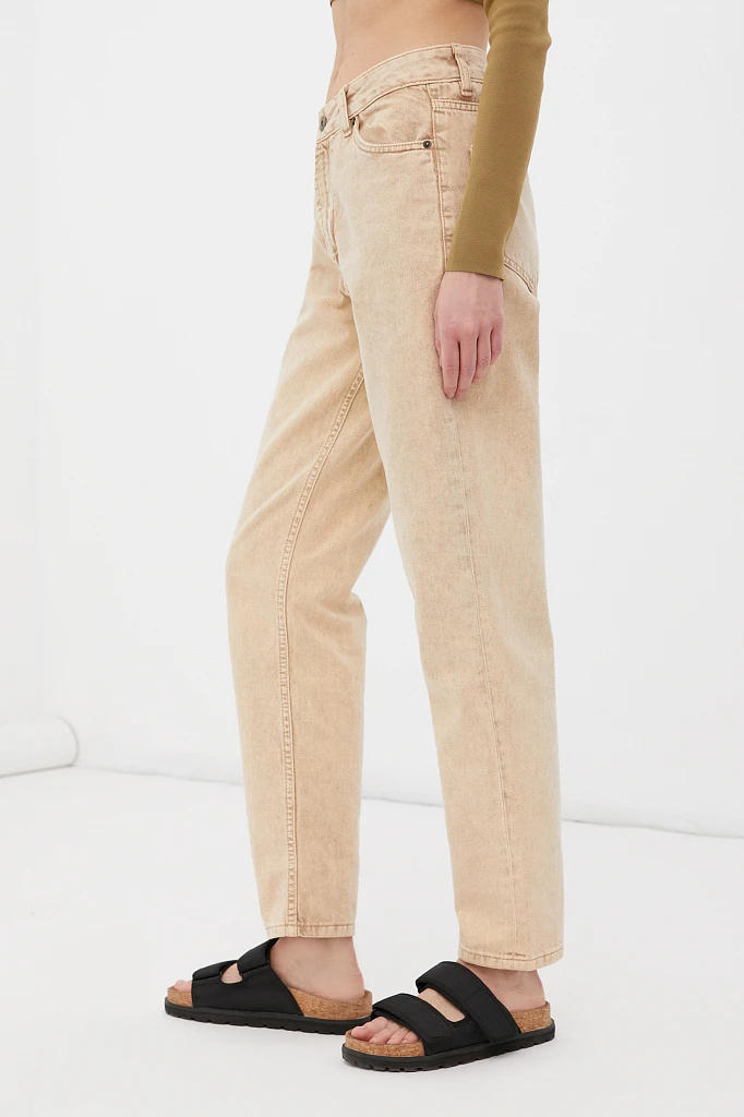 Джинсы tapered fit женские, Модель FAB15003, Фото №3